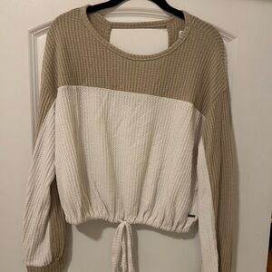 Hollister Beige Knit Sweater
